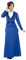 Smiffys Victorian Nanny Costume, Blue, S - UK Size 08-10
