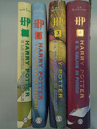 harry potter 4 volumi copertina RIGIDA vol da 1 a 4