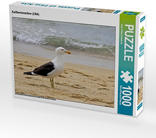 CALVENDO Puzzle Kalifornienmöwe (USA) | 1000 Teile Lege-Größe 64 x 48 cm Foto-Puzzle für glückliche Stunden