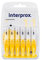 Interprox Interdentalbürsten gelb mini 6 Stück Packung, 6er Pack (6x 6 Stück)