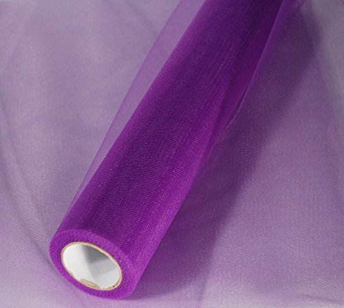 Mmagic-man1001 Tüll, 150 cm x 10 m, violett, 35 cm x 20 m