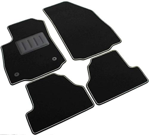 ilTappetoAuto by Fabbri3 - SPRINT03410 - Maßgeschneiderte Fußmatten für Auto aus Schwarzem Rutschfestem Teppich