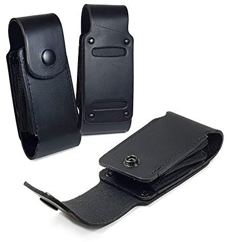 TUFF LUV Echt Leder Holster Hülle Tasche [Kompatibel mit Leatherman] Leatherman Arc/Super Tool 300 / Surge - WP503 - Schwarz