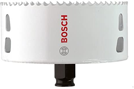 Bosch Professional Progressor for Wood and Metal Sierra de corona (para madera y metal, diámetro 111 mm, accesorios para taladro)