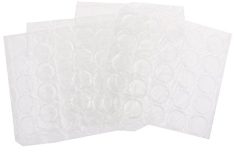 SM SunniMix 100 Teilige Epoxid Kuppel Aufkleber, Epoxid Punkte, Epoxidharz Aufkleber, Transparent, 2,5 cm für Flaschenverschlüsse, Anhänger, Halskette, Cabochon,