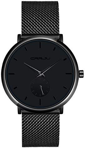 SUPBRO Orologio da Uomo Orologio da Polso al Quarzo Design Minimal casual sottile leggero Acciaio piatti classici eleganti sconti occasioni regalo