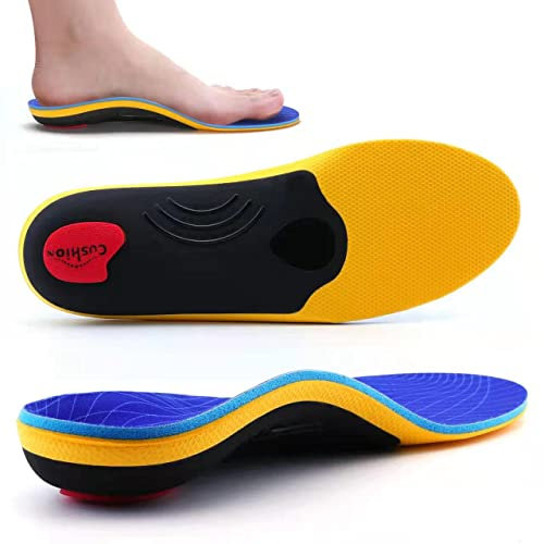 VALSOLE Orthotic Insole,Arch SupportFor Insole,Plantar FasciitisInsole,for OverPronation,Flat Feet,Metatarsalgia,Heel Pain, Insoles for Men and Women,Blue (UK 12-30.5cm, Blue-V227)