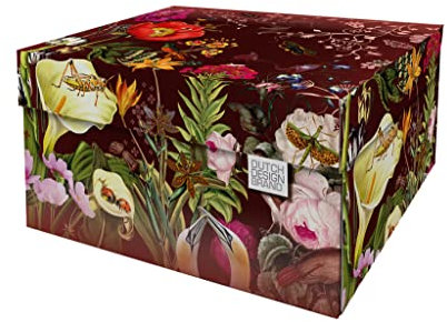 Dutch Design Brand Aufbewahrungsbox mit Deckel – Aufbewahrungsboxen – FSC-zertifizierter, recycelbarer Karton (Größe: 38,9 x 31,8 x 21,1 cm) (Triptic)