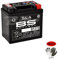 Compatible avec Honda XLV Varadero 125 2004 Batterie déjà prête à l'emploi BS BTZ7S Sla chargée scellée 6 Ah 12 V 113 x 70 x 105 mm