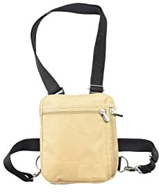 Mr. Gadget's Solutions® HAJJ & UMRAH - Sac de voyage et sac latéral - Coffre-fort de voyage, sécurité, Makkah, ISLAM, sable, S