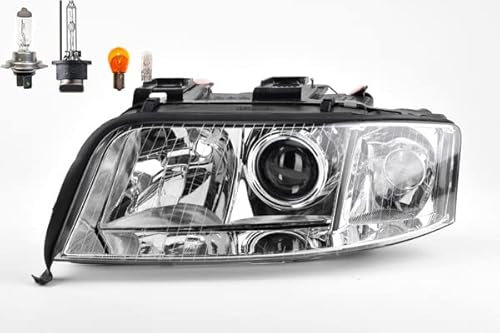 Johns, Scheinwerfer passend für Audi A6 4B 08/01-01/05 links + Leuchtmittel