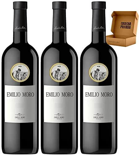 Emilio Moro - Envío 24 h - Vino Regalo Ribera del Duero - Cosecha Privada (3 x Botella 75 cl, Emilio Moro)