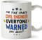 MUGFFINS Tazas para INGENIERA CIVIL - En Inglés - Everyone warned you about - 11 oz / 330 ml - Regalo original y divertido