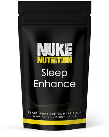 Nuke Nutrition Sleep Supplement | 60 Magnesium Supplements For Sleep With Magnesium Citrate, Sage Leaf Extract, Zinc, & Lemon Balm | For Improved & Deeper Sleep & Calm Mind | Made In The UK