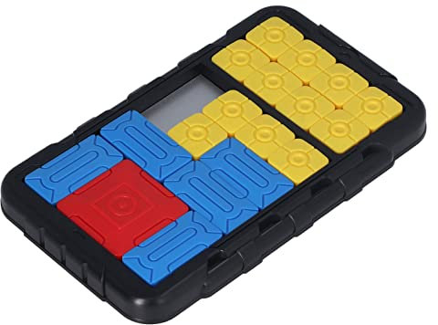 Yadoo Herausforderungen Slide Board, Games, Super Brain Puzzles Leveled UP Challenges Brain Teaser Puzzles Interactive Education Toys Handheld Puzzles Toy for Children (Schwarz)