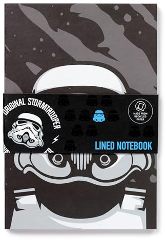 Puckator Quaderno A5 carta riciclata Stormtrooper