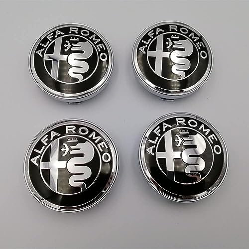 4 STÜCKE 60mm für Alfa Romeo Mito 147 156 159 166 Giulietta Mito Spider Stelvio Car Rad Center Hub Cap Auto Styling Felgen Abdeckung Badge Emblem Aufkleber Radnabenkappen