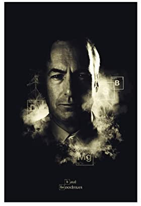 ZAPORA Better Call Saul Saul Goodman Art Postrer Leinwand Poster Wandkunst Dekor Druck Bild Gemälde für Wohnzimmer Schlafzimmer Dekoration ungerahmt 20 x 30 cm