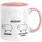 Trendation - Fotograf Tasse Geschenk Unschaf Schaf Gestochen Schaf Kameramann Kamera Fotografin Geschenkidee (Rosa)