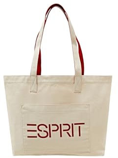 ESPRIT Tote Bag aus Baumwolle mit Logodesign