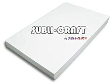 Subli-Craft Sublimationsblätter aus Karton, A3, 10 Einheiten von Subli-Cloth (29 x 43 cm)