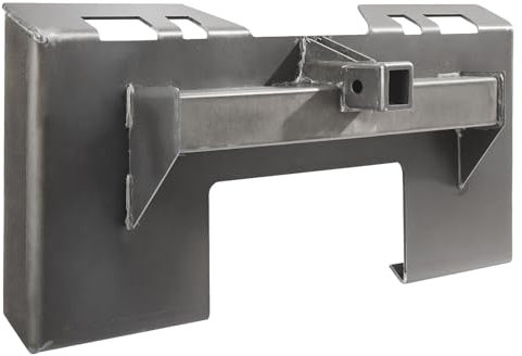 VEVOR Placa de Fijación para Dirección Deslizante, 1160 x 458 x 235 mm, Placa de Montaje Placa de Carga de Fijación Rápida con Receptor de Enganche de 58mm Compatible con Minicargador y Tractor