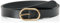 Calvin Klein Damen Gürtel Casual Center Pin Buckle 2,5 cm Ledergürtel, Schwarz (Black/Tumbled Gold), 135 cm