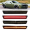 LED Bernstein Rot Vordere Hintere Seitenmarkierungsleuchten für Dodge Challenger SRT Hellcat Redeye Widebody 2018-2022, R/T Scat Pack Demon Super Stock Jailbreak, Räucherlinse