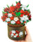 CNLITIHEKA Weihnachtsblumen Blumenstrauß Grußkarten, 3D Pop Up Weihnachtskarten, Weihnachtssterne Pflanze, Weihnachtskarten für Thanksgiving Weihnachten inklusive Umschlag.