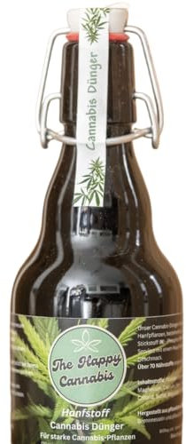 The Happy Cannabis Dünger Indoor & Outdoor - All-in-One Konzentrat - Cannabis Organischer Flüssigdünger für Keimling bis Blüte - Starter Set 333 ml (1)