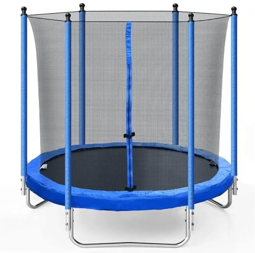 MNEVZX Trampoline Accessories 8FT Trampoline With Enclosure Net Outdoor Jump Rectangle Trampoline - Combo Bounce Exercise Trampoline Trampoline Tie Down Anchor Kit