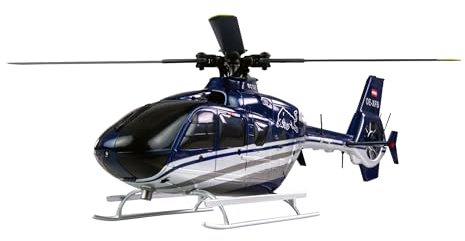 Amewi The Flying Bulls EC135 Helikopter Brushless 6-Kanal 6G RTF RC ferngesteuert, Blau