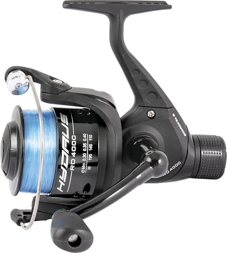 Angelrolle Trabucco Hydrus RD 4000 – Hinterbremse, inklusive Faden, Long Cast Spule – für Ledgering und Feeder – ideal für Karpfen, Buggy und Sarago