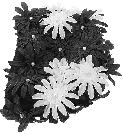 BESTonZON Gorro De Natación Diseño De Flores para Piscina Gorro De Baño Protector para Mujer Elástico