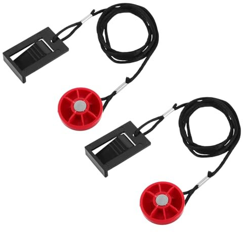 TOGEVAL 2pcs Treadmill Key Replacement Safety Key Clip for Home Treadmill Emergency Stop Switch Exercise Security