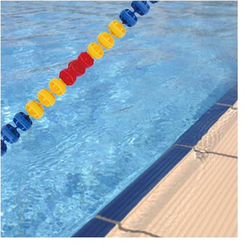 IBOWZ Corde de sécurité pour Piscine, Corde de sécurité pour Piscine 5 m 16 4 pi 10 m 32 8 pi 15 m 49 2 pi Équipement de Corde Flottante pour piscines Barre Flottante