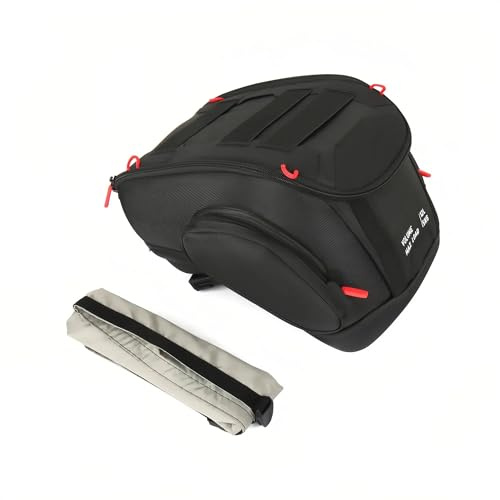 Bolirui Für BMW R1300GS Adventure 2024 – Neuer 12-Liter-Tankrucksack aus Nylon, Tanklock-Reisetasche, Schwarz
