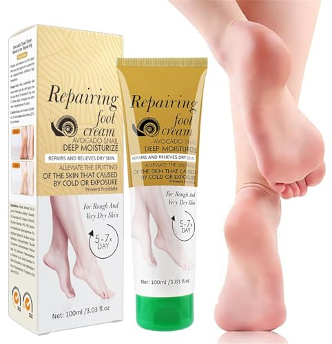 Crema Piedi Secchi Screpolati, Idrata, ad Assorbimento Rapido e Non Grassa, per Talloni Secchi e Screpolati e pelle Ispessita, Crema Idratante per Secca, Ruvida