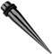 Treuheld® Dehnstab mit Gummiringen - Schwarz - 3mm - Chirurgenstahl/Edelstahl Ohr Expander - Piercing Dehner & Flesh Tunnel Dehnungsstab