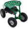 Waldbeck Park Ranger Sgabello Da Giardino (Ruote, 130 Kg, Vano Per Stoccaggio Attrezzi, Sedile Girevole E Regolabile In Altezza) Verde