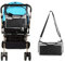 Kinderwagen-Organizer-Tasche für Mütter, lässt sich auch in eine stilvolle Umhängetasche verwandeln, inklusive Wickelunterlage, zwei Getränkehalter, Netztasche für iPhones, iPads und Geheimfach für