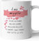 AL PRODUCTION Tasse mit Gedicht der Liebe A Mia Frau