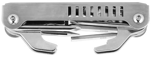 Inbusschlüsselsatz, tragbares zusammenklappbares Multifunktionsgerät Keep Diving 11 in 1 Scuba Diving Diver Pickventil Reparatur Multi Tool Set