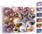 BRUBAKER 50-teiliges Set Weihnachtskugeln mit Baumspitze - Christbaumschmuck aus Kunststoff in Rosa, Champagner und Silber