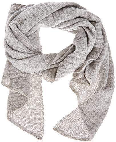 Vero Moda Damen VMANNA Long Structure Scarf GA NOOS Schal, Light Grey Melange, ONE Size