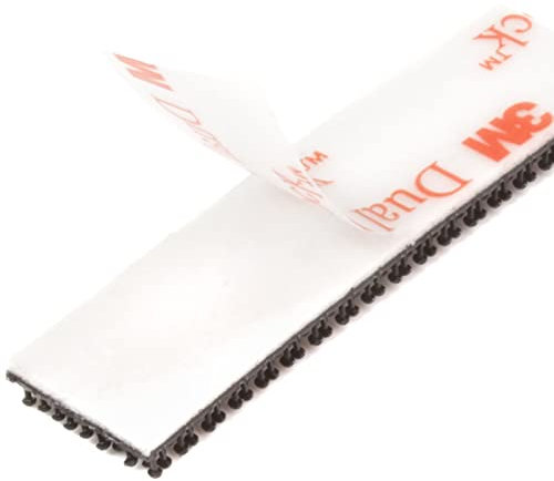 Klettband selbstklebend 3M Dual Lock SJ3551 Klettband schwarz 12mm x 50mm 10 Stück