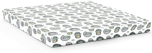 Jay Franco Star Wars The Mandalorian The Cutest Bounty Spannbettlaken für Doppelbett, 100 % Baumwolle