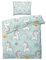 ZDABAOEC Einhorn Bettwäsche 135x200 Kinder Mädchen, Süße Regenbogen Sterne Prinzessin Kinderbettwäsche 4teilig - 100% Microfaser 2 Bettbezug + 2 Kissenbezug 80x80, mit Reißverschluss, Wende Motiv