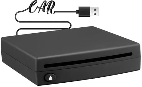 Lettore CD per Auto con Telecomando, (Compatibile con Tutti i Modelli) Autoradio Lettore USB CD/DVD Esterno per Interfaccia Stereo Connessione USB Lettore di Navigazione GPS (Vecchio modello)