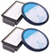 SteFik Filtri HEPA da 4 Pezzi. Compatibile con l'elemento filtrante for aspirapolvere Rowenta Cyclonic Power Serie RO3753EA, RO3731EA, RO3786EA.